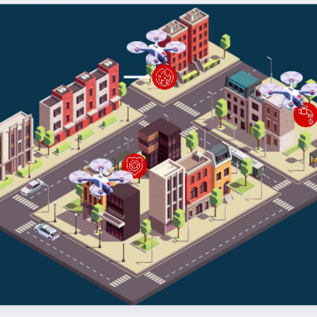 Otonom Drone Destekli Akıllı Şehircilik